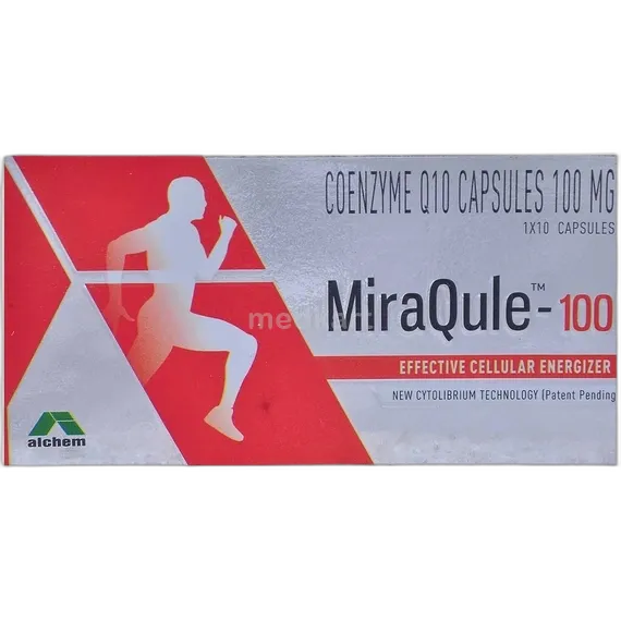 miraqule 100mg tablet 10's